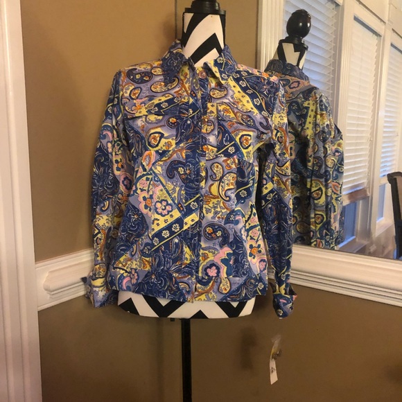 LH Sport Paisley Print Jacket NWT - Picture 5 of 8